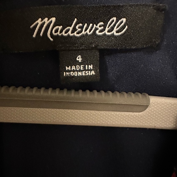 Madewell Navy Multi-Color Dot Dress - Picture 7 of 13